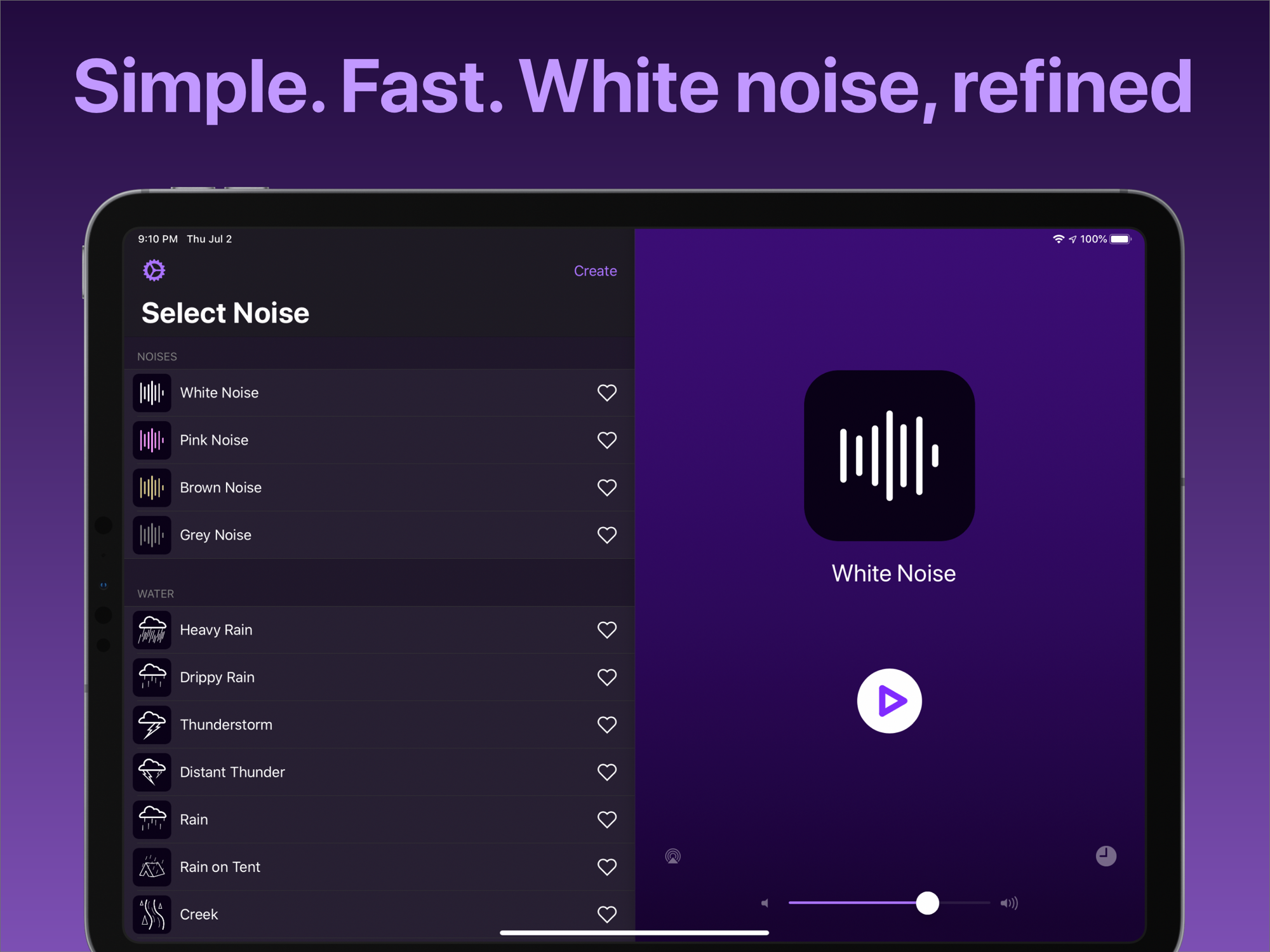 Dark Noise app screenshot